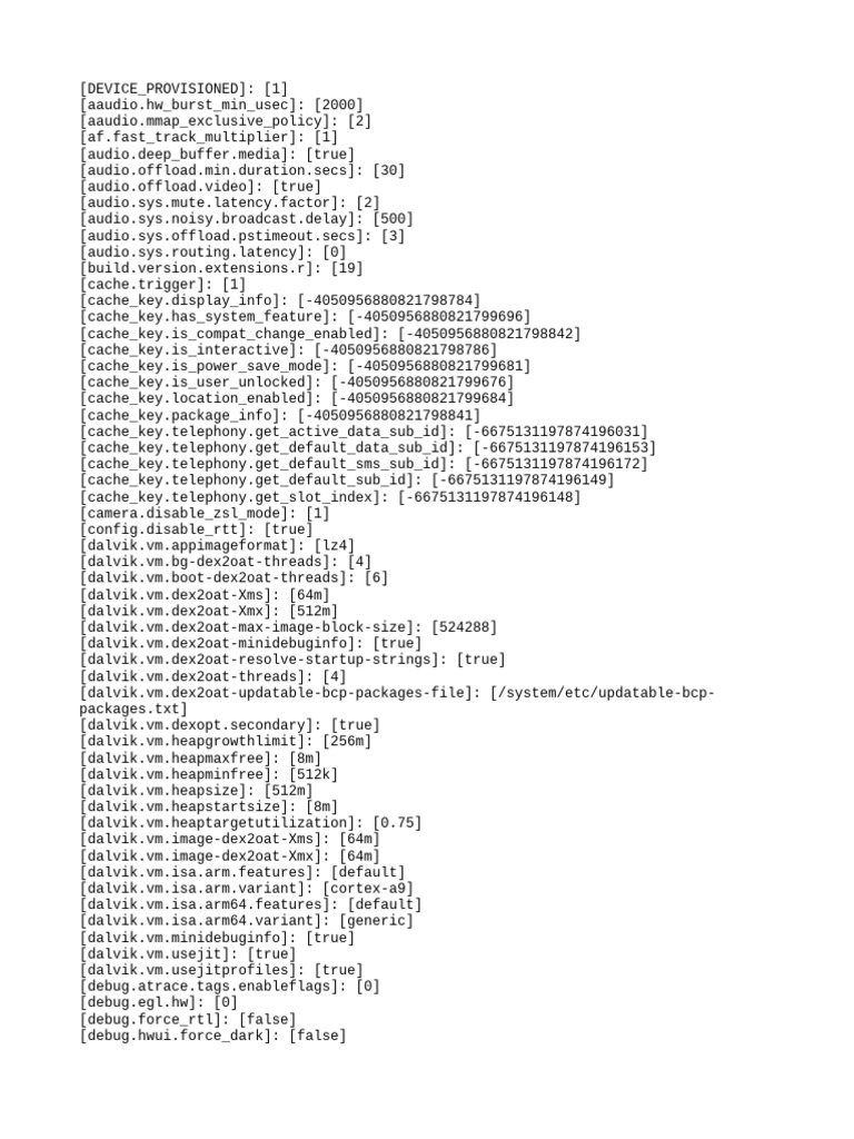 Android Device Configuration Settings | PDF | Android (Operating System)