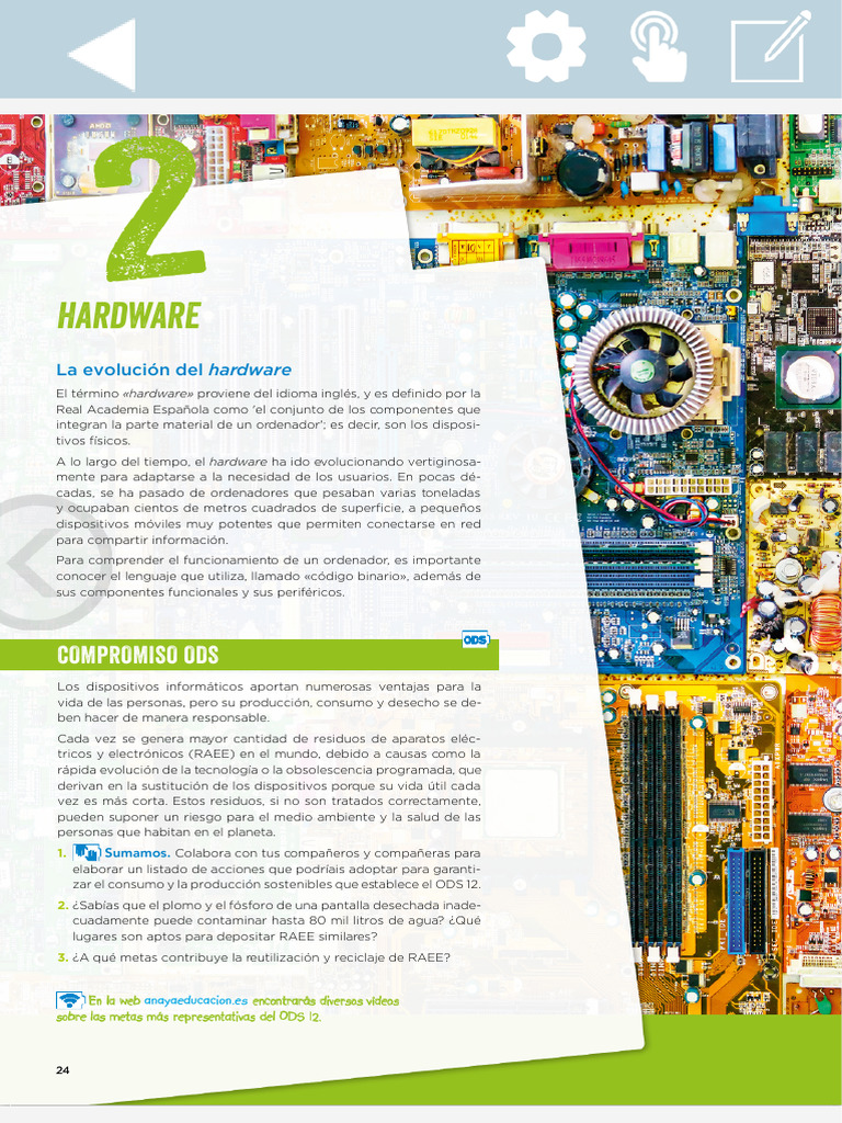 Evolución del hardware y codificación binaria | PDF | Microprocesador ...