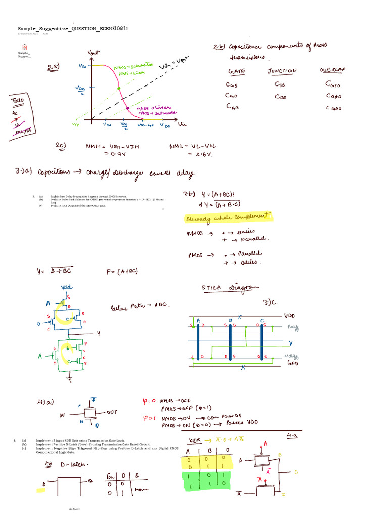 VLSI Design Cycle and Transmission Gates | PDF | Logic Gate ...