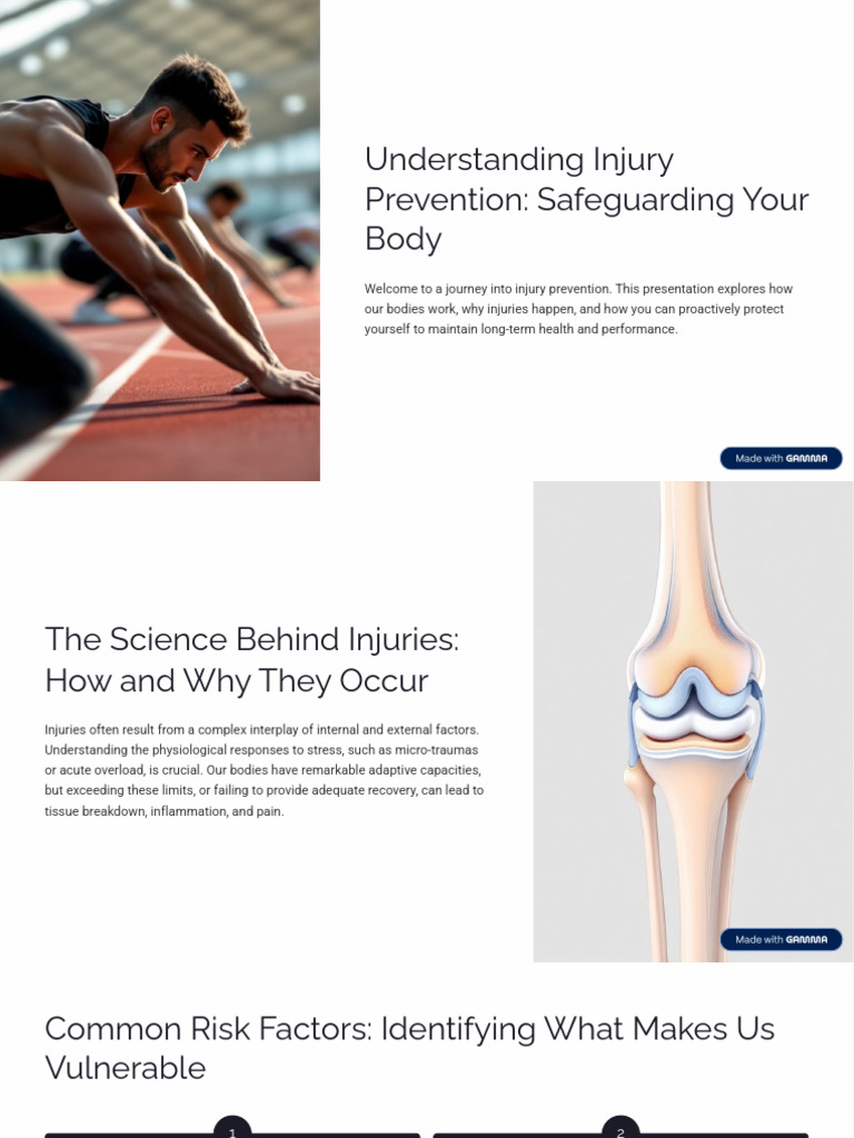 Injury Prevention Strategies for Health | PDF | Stress (Biology) | Running