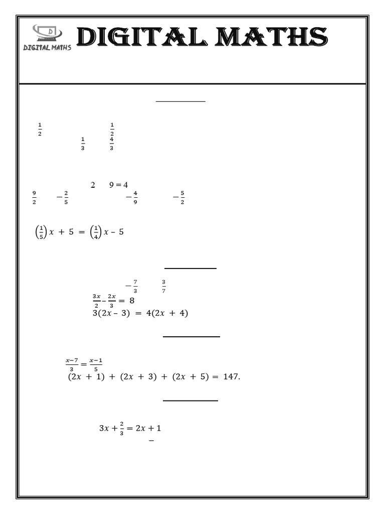 8th Maths Chapter 2 -Digital Maths | PDF