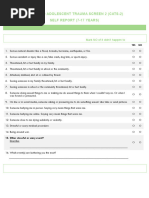 Child Trauma Screening Questionnaire | PDF | Psychological Trauma ...