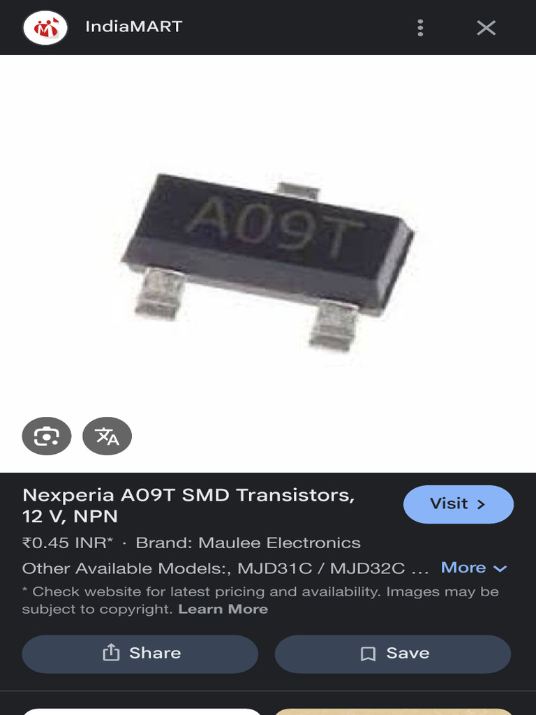 Nexperia A09T SMD Transistors for Sale | PDF