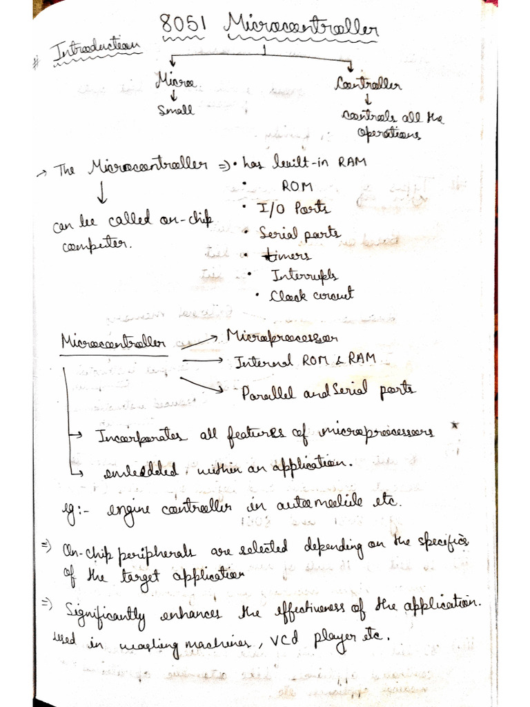 8051 Microcontroller | PDF