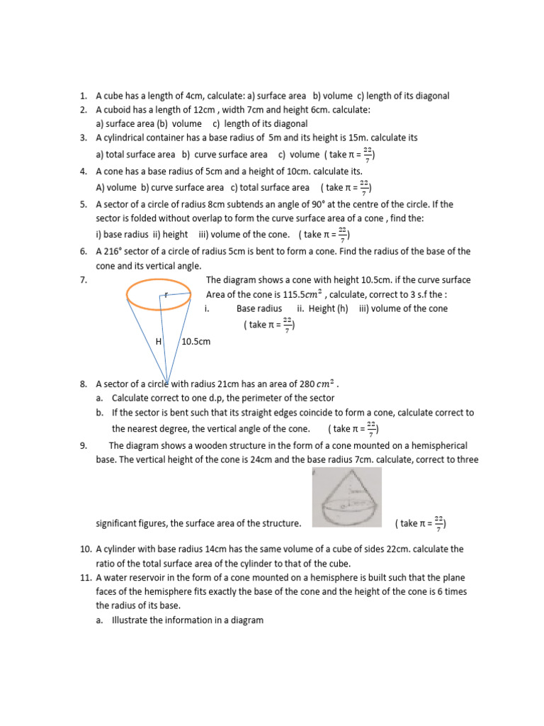 Screenshot 2025-08-08 at 18.25.13 | PDF | Area | Sphere