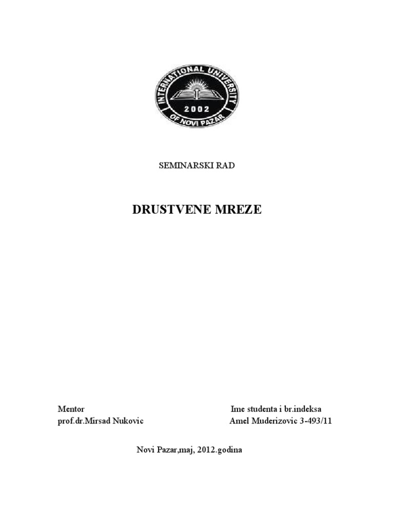 Drustvene mreze