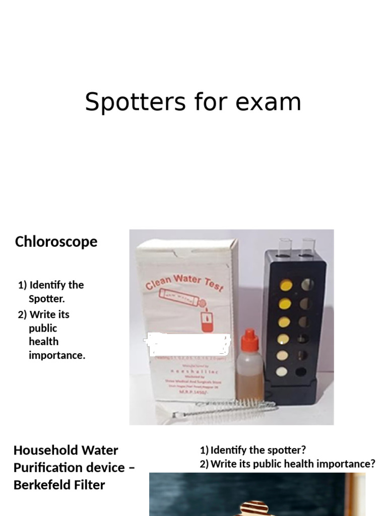 Public Health Spotters and Their Importance | PDF | Birth Control ...