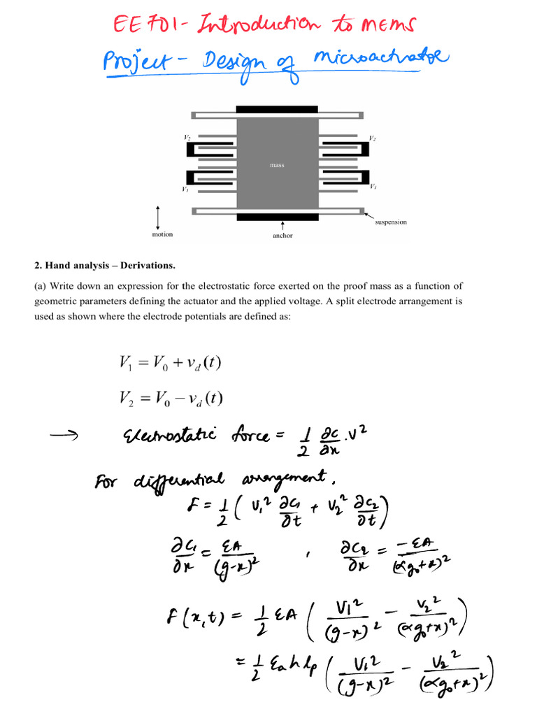 MEMS Project | PDF