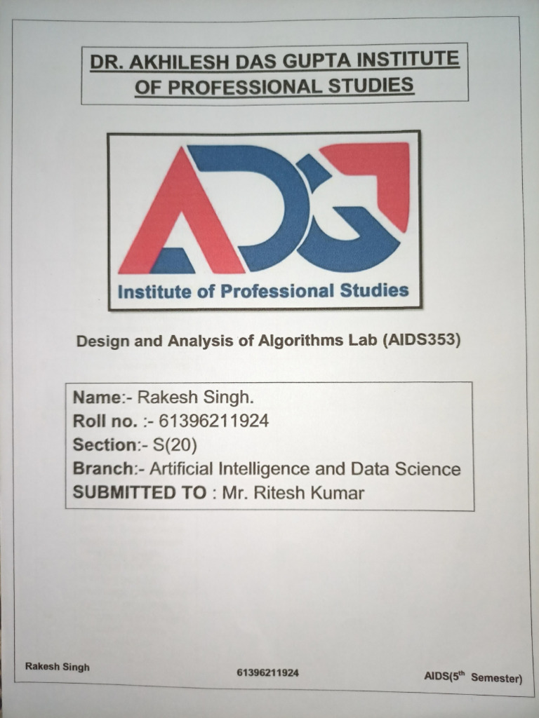 Daa Practical | PDF