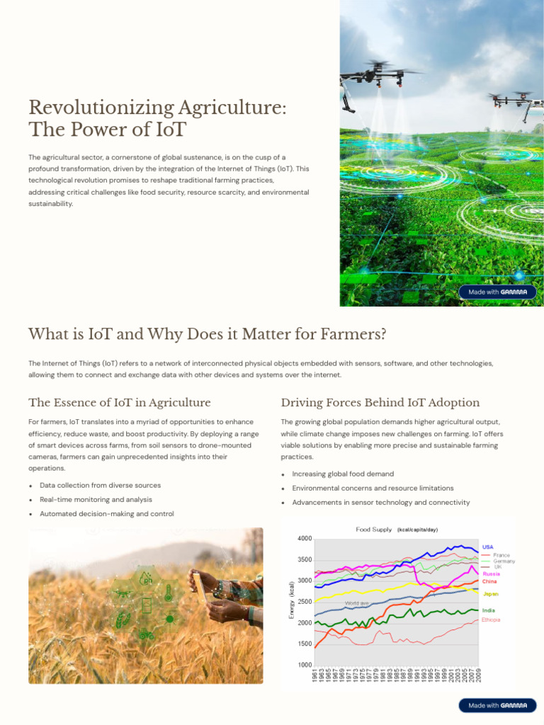 IoT in Agriculture: Transforming Farming Practices | PDF | Internet Of ...