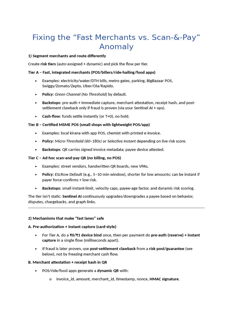 Optimizing Fast Merchant Payment Flows | PDF | Point Of Sale | Payments