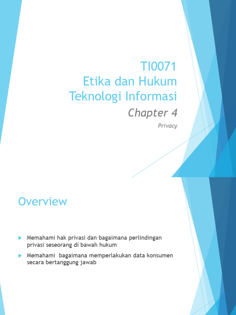 Privacy Laws and Ethical Issues in IT | PDF | Privacy | Identity Theft