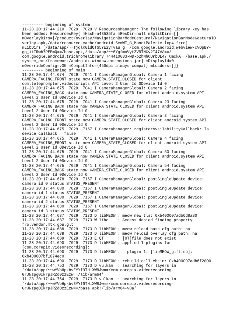 Logcat 1764335864593 | PDF | Software Engineering | Software