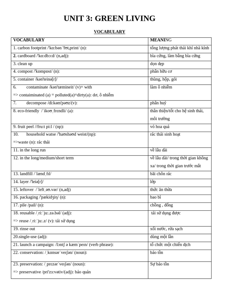 Unit 3 - HS | PDF