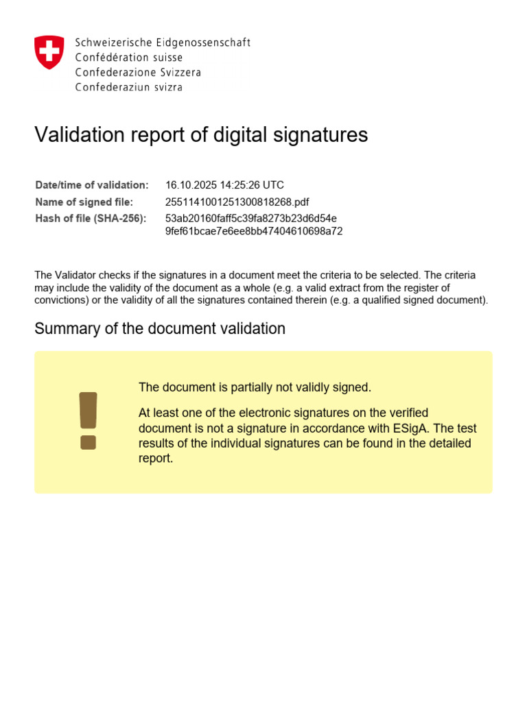 Digital Signature Validation Report | PDF | Public Key Certificate ...