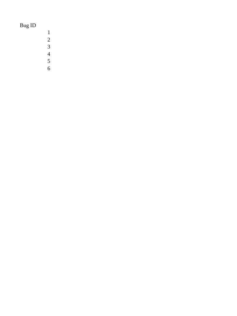 Website UI/UX Bug Report Summary | PDF