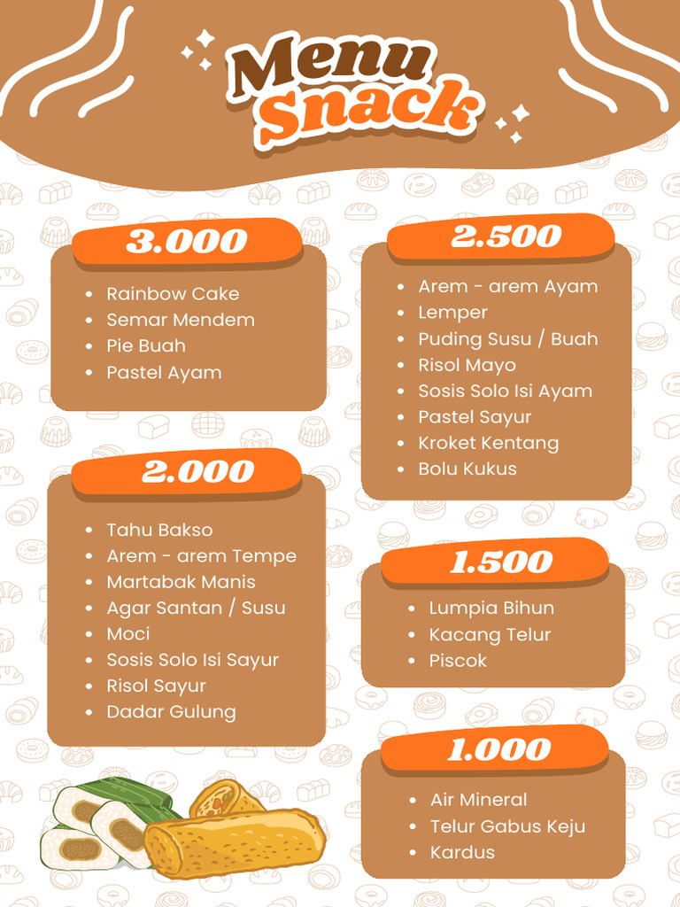 Menu Snack Variasi Lezat dan Terjangkau | PDF