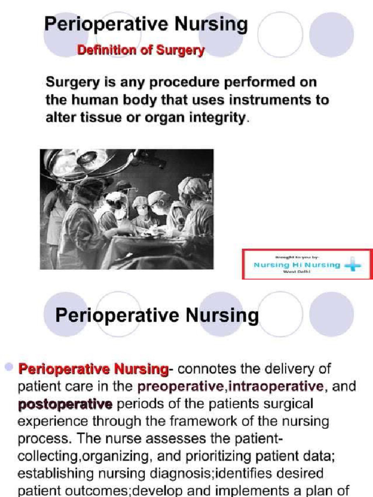 Peri Operative | PDF