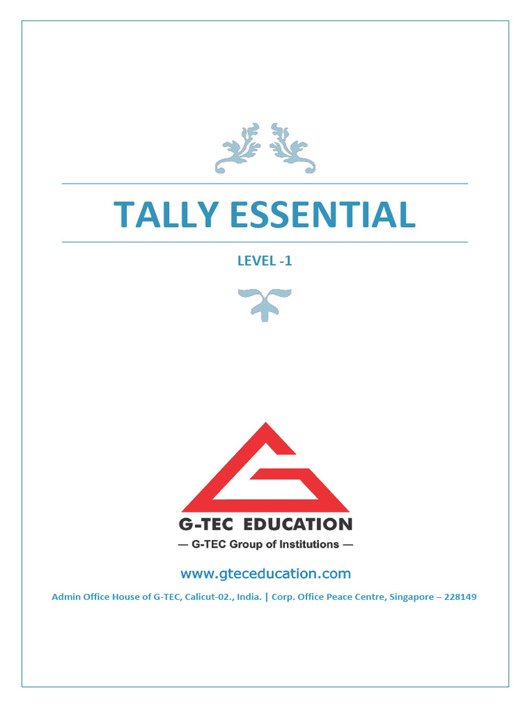 Tally EC Level 1 Lab Assignments Guide | PDF | Debits And Credits | Expense