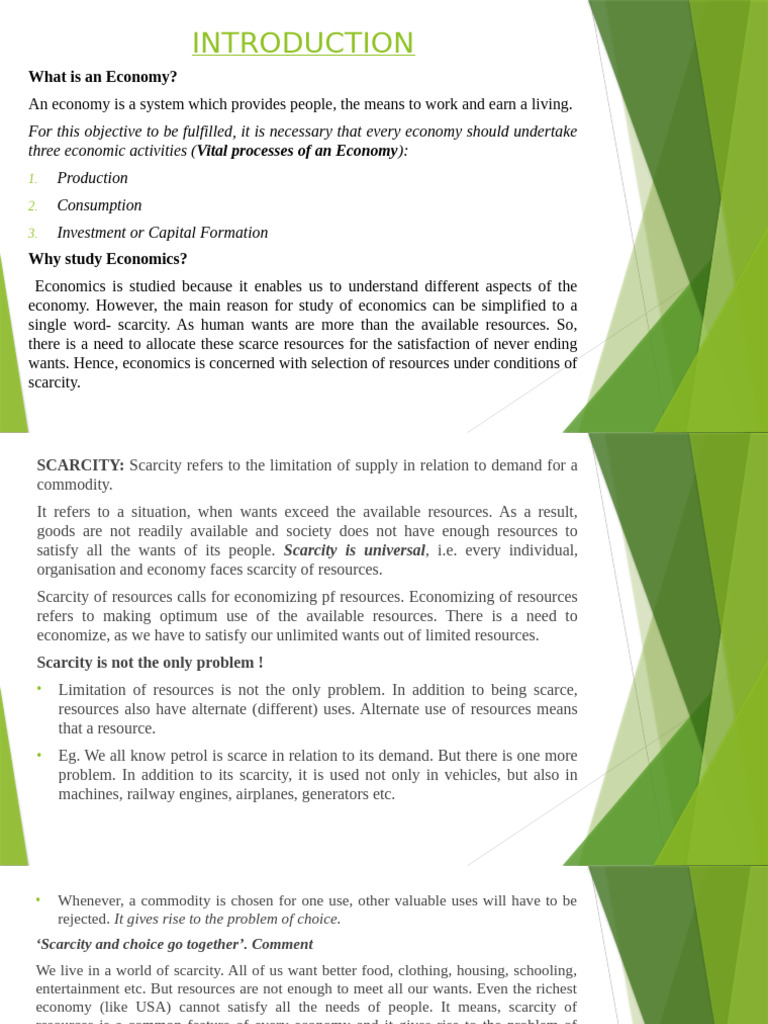 Ch. 1 | PDF | Microeconomics | Economies