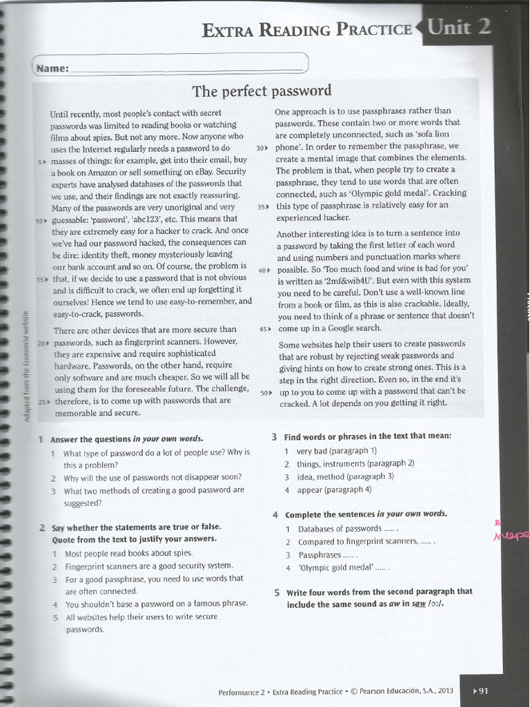 Reading Practice 2 | PDF