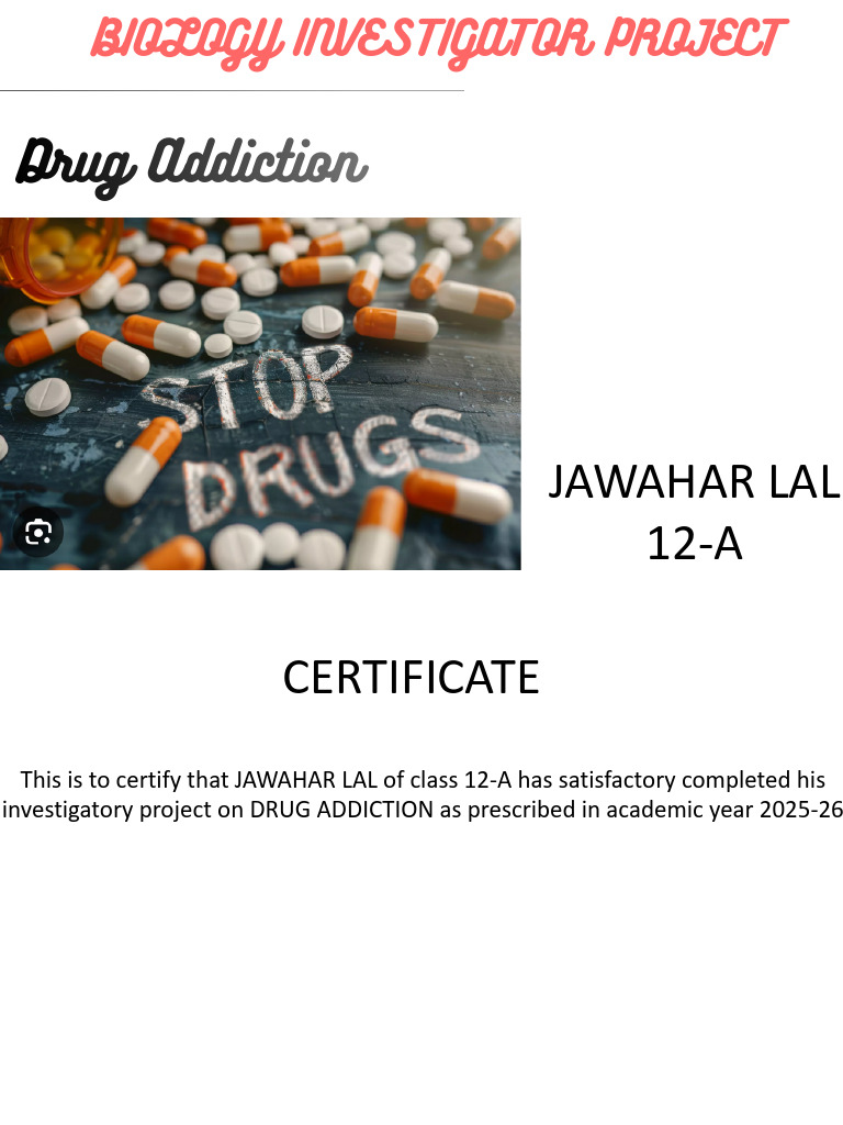 Understanding Drug Addiction: Causes & Solutions | PDF | Drugs ...