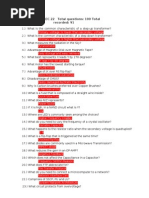 Module: ELEC 22 Total Questions: 100 Total Recorded: 91