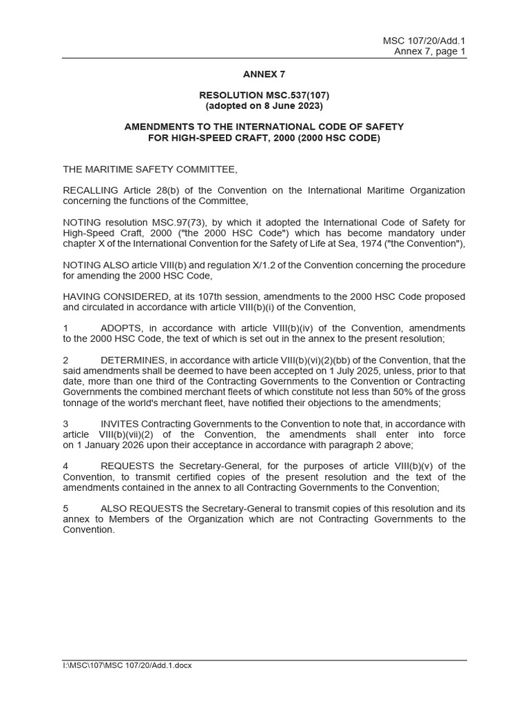 Amendments to 2000 HSC Code 2023 | PDF | Justice | Crime & Violence