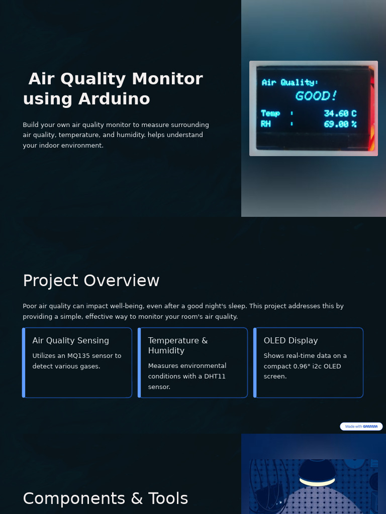 Air Quality Monitor Using Arduino | PDF