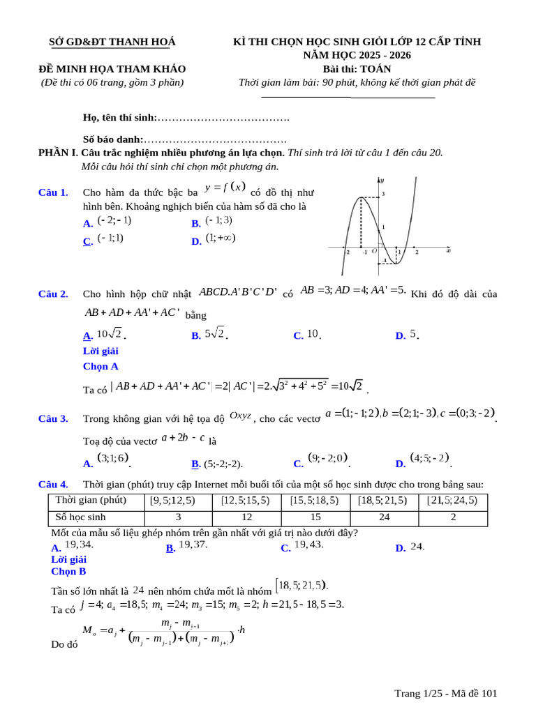 Dap An - Toan | PDF