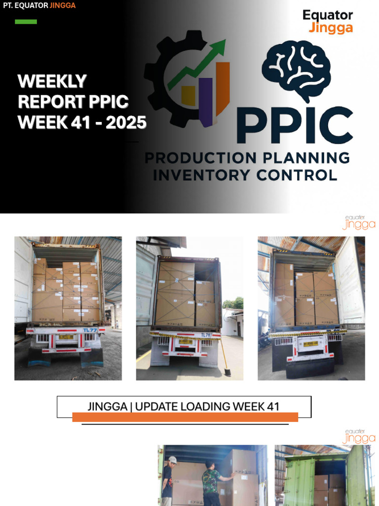 Laporan Mingguan PPIC Week 41 2025 | PDF