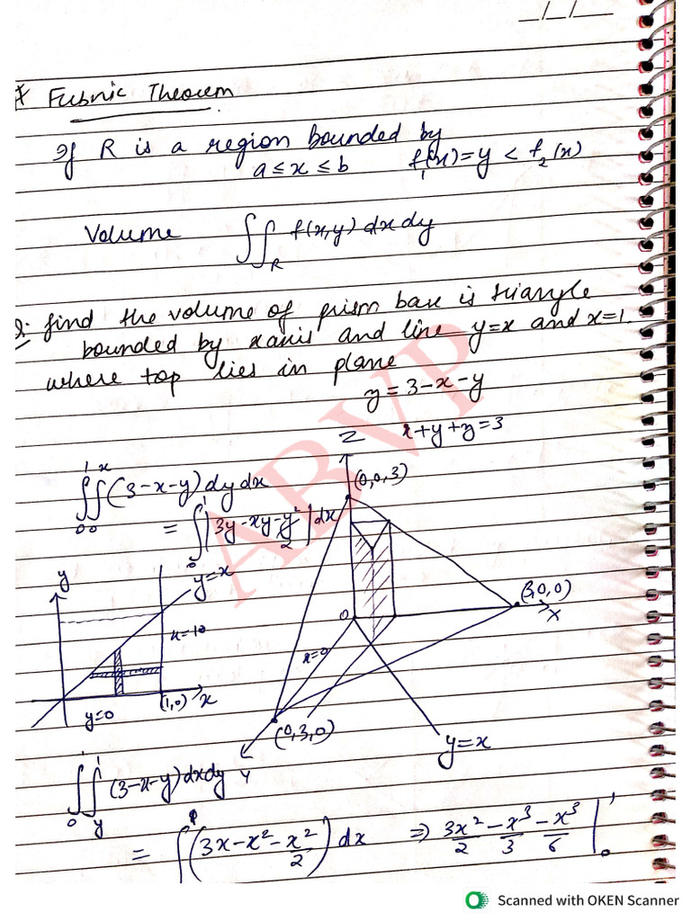 Integral and Vector Calculus Notes | PDF