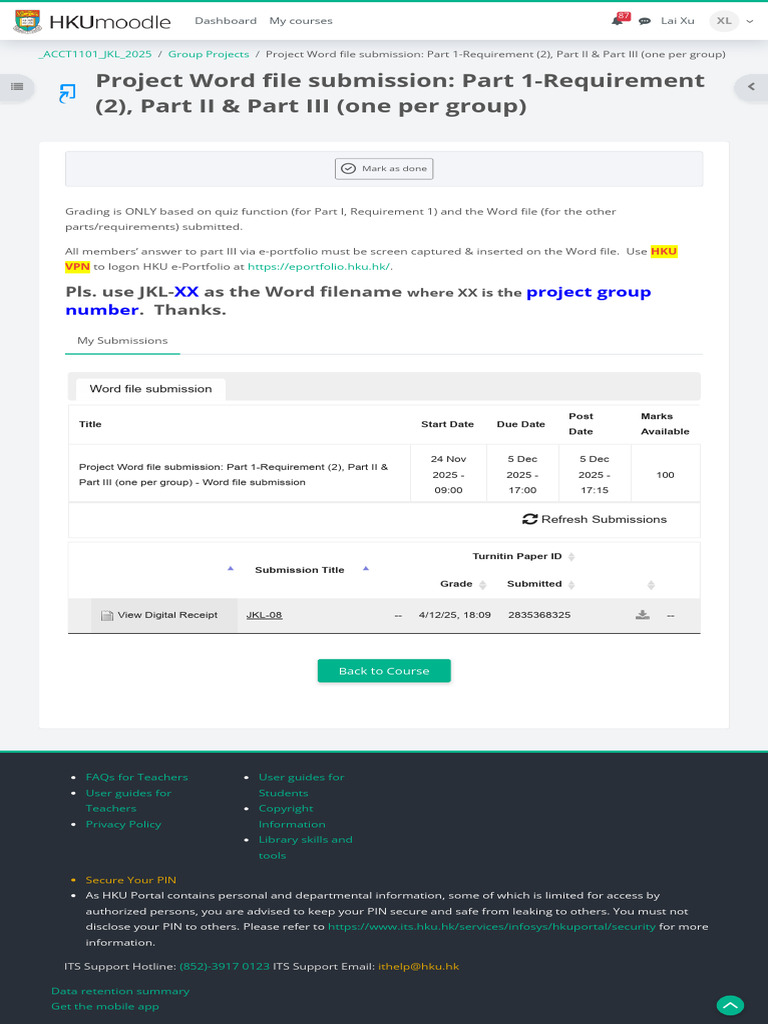 Project Word File Submission Guidelines | PDF | Information Technology ...