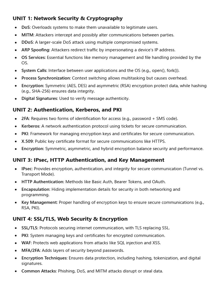 Network Security and Cryptography Guide | PDF | Transport Layer ...