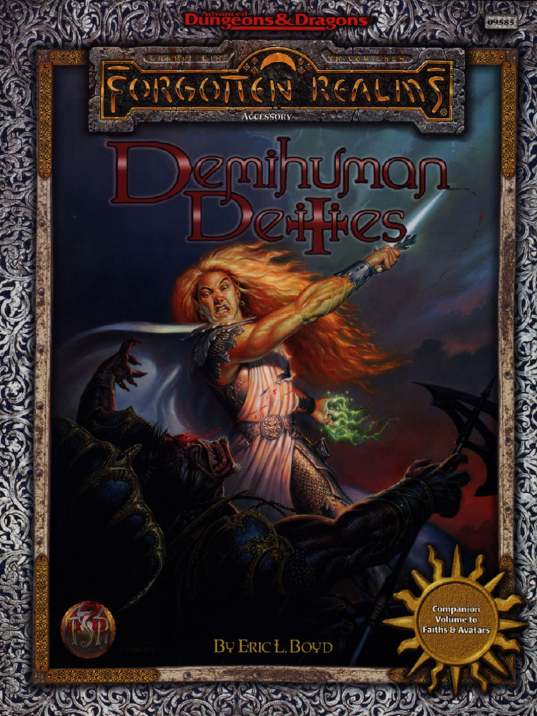 D&D 2e. - Demihumans Deities | PDF