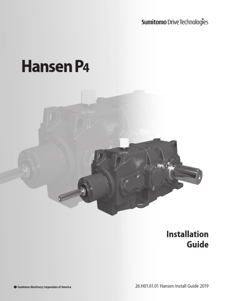 Hansen P4 Installation Guide 2019 | PDF | Bearing (Mechanical) | Pump