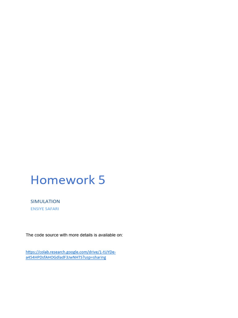 Homework 5 | PDF