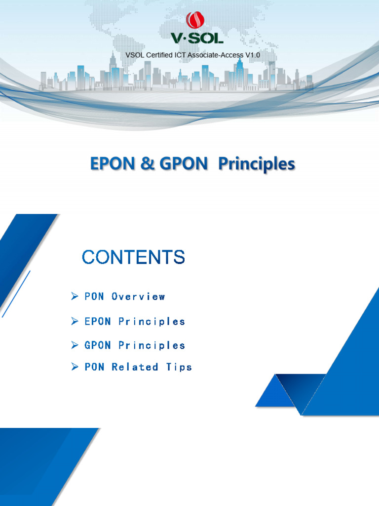 PON System and EPON Technology Overview | PDF | Telecommunications ...