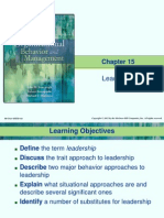 Chapter 15 Organizational Behavior ( Dr. Ahmed Abdel Hady)