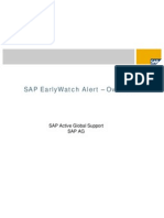 SAP EarlyWatch Alert - Overview