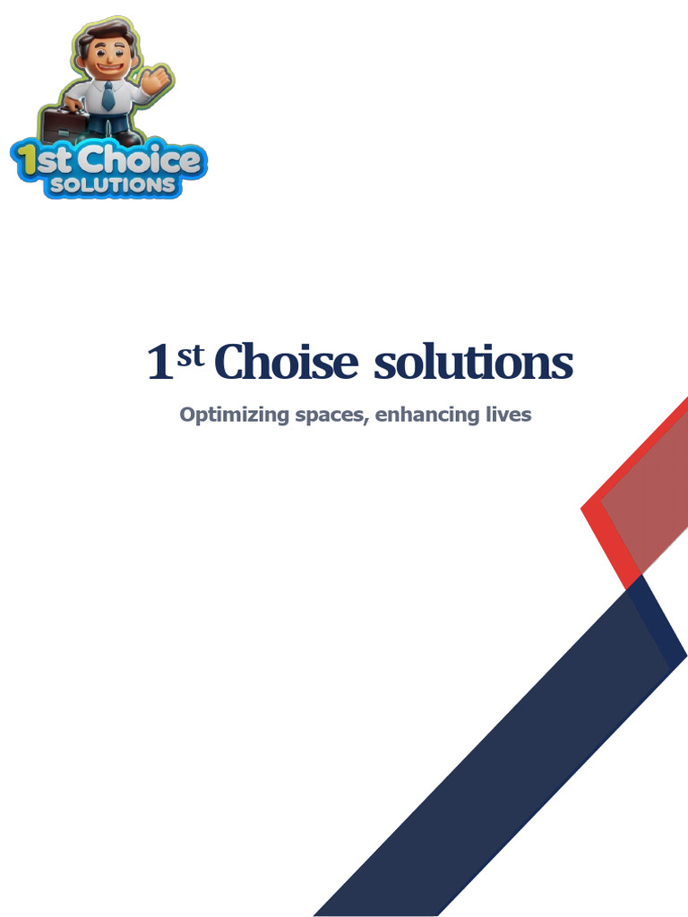 1st Choice Praposal11 | PDF | Housekeeping | Economies