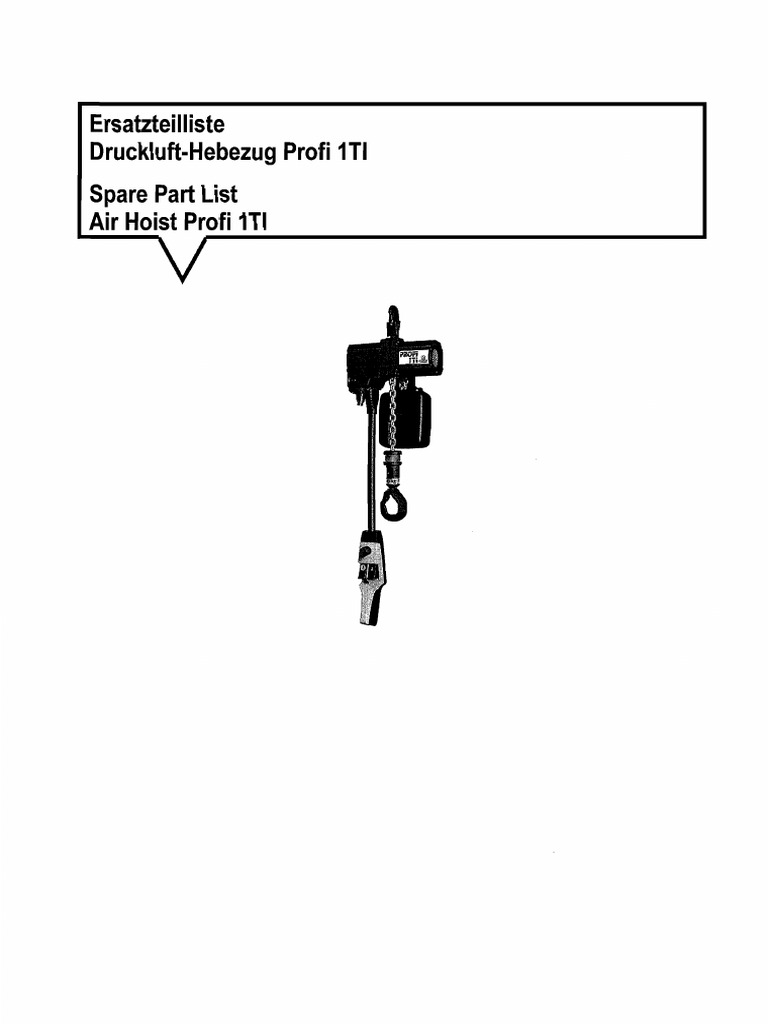 Profi 1TI-2TI Parts List and Drawings | PDF