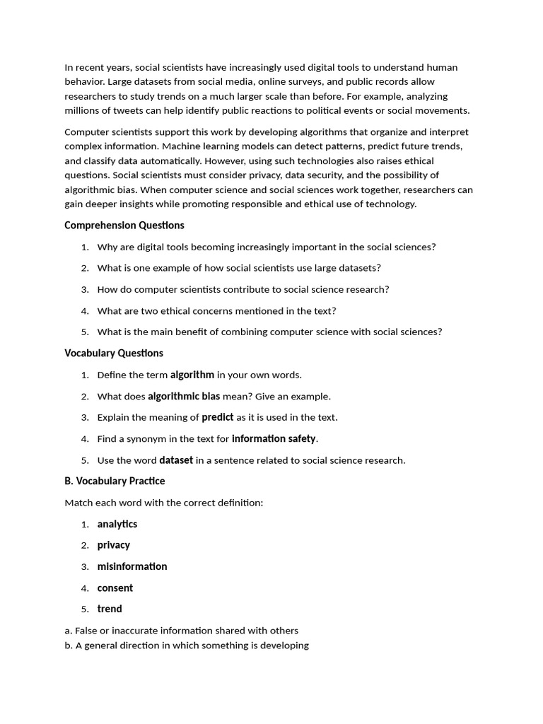 Digital Tools in Social Science Research | PDF