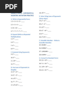 Grade 8 Exponents Investigation Guide | PDF | Exponentiation ...