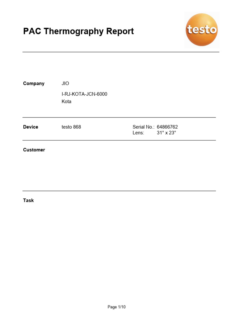 PAC Thermography Analysis Report | PDF | Thermography | Electromagnetic ...