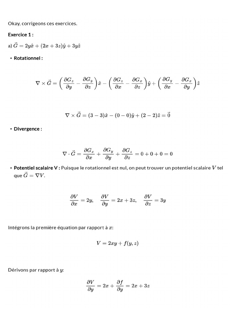 Correction Des Exercices de TD Electro | PDF