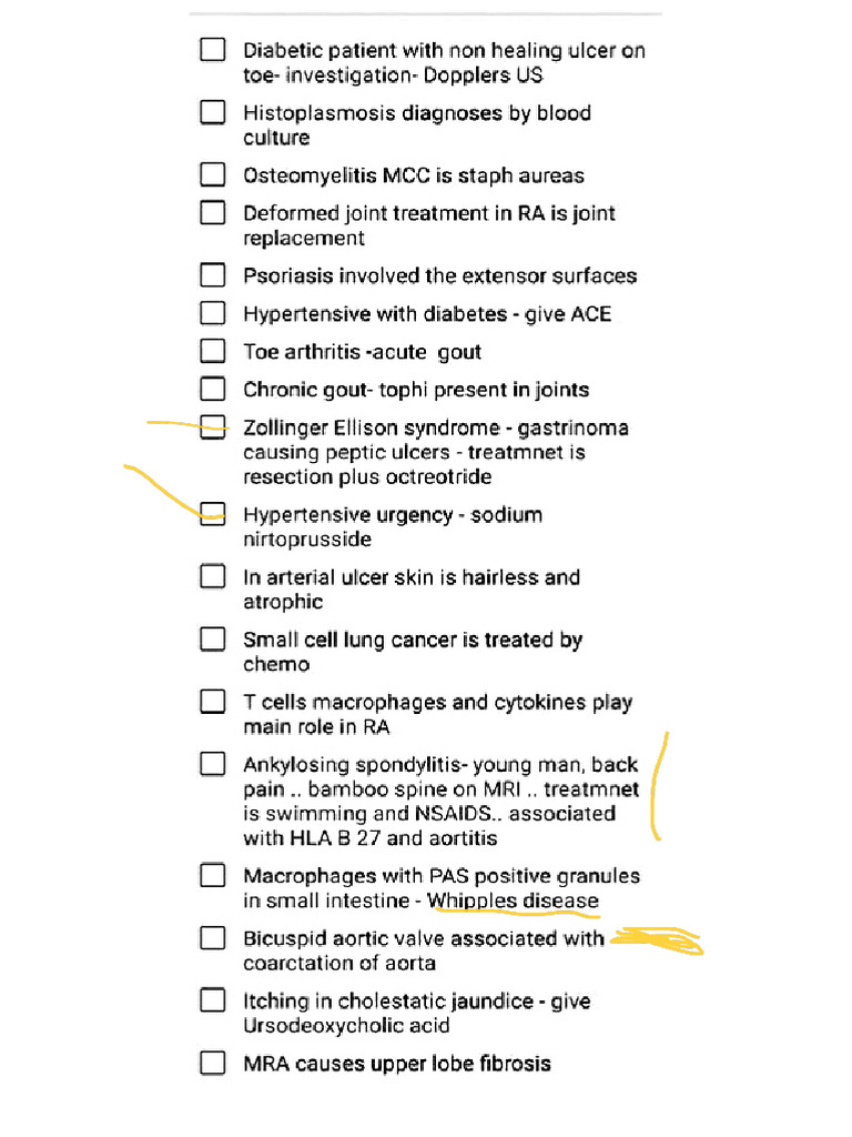 Medicine Quick Points | PDF