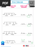 Corbettmaths Error Intervals Worksheet | PDF