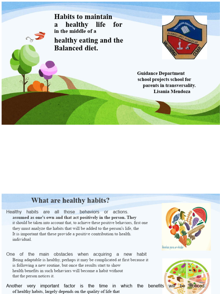Healthy Eating and Habits for Life | PDF | Healthy Diet | Diet (Nutrition)