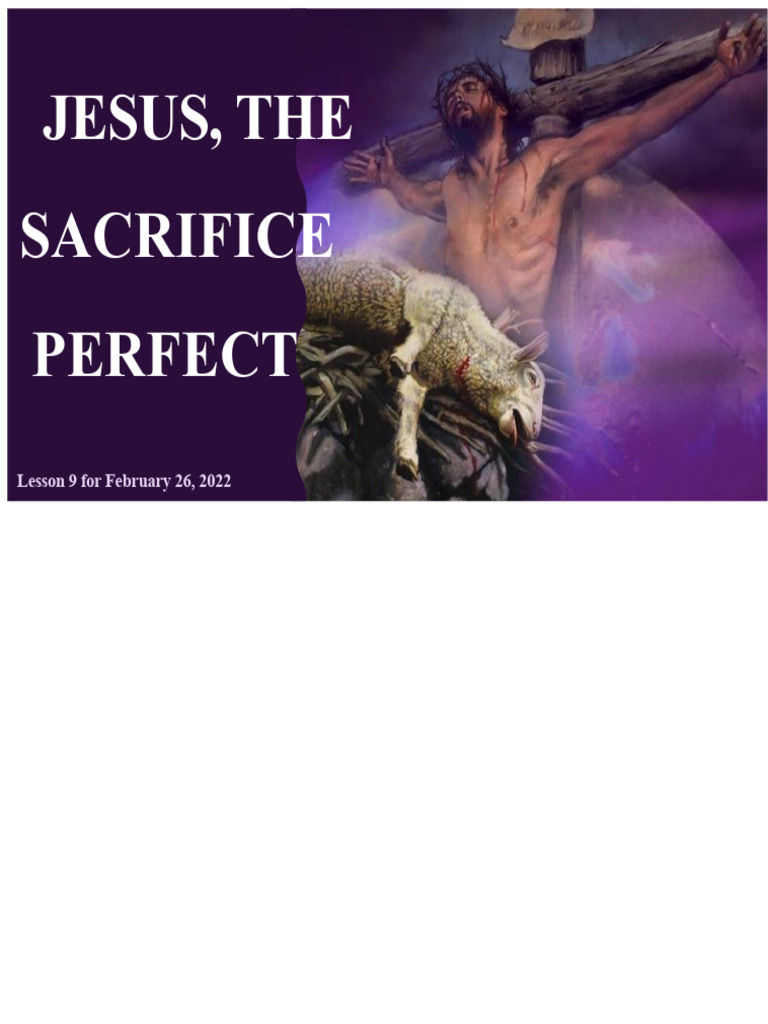 2022t109 (1) | PDF | Sacrifice | Jesus